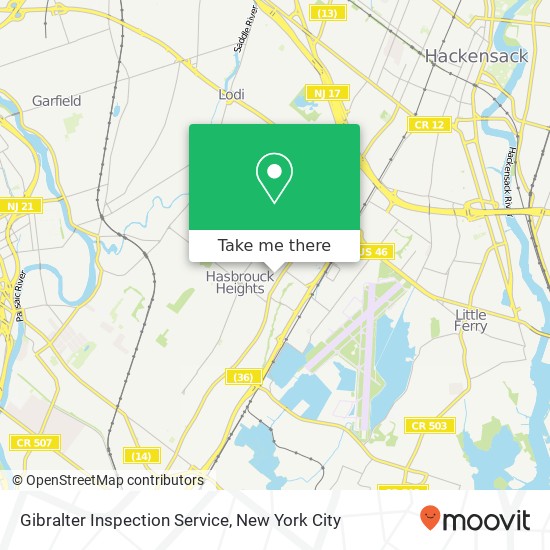 Mapa de Gibralter Inspection Service