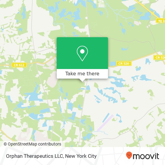 Orphan Therapeutics LLC map