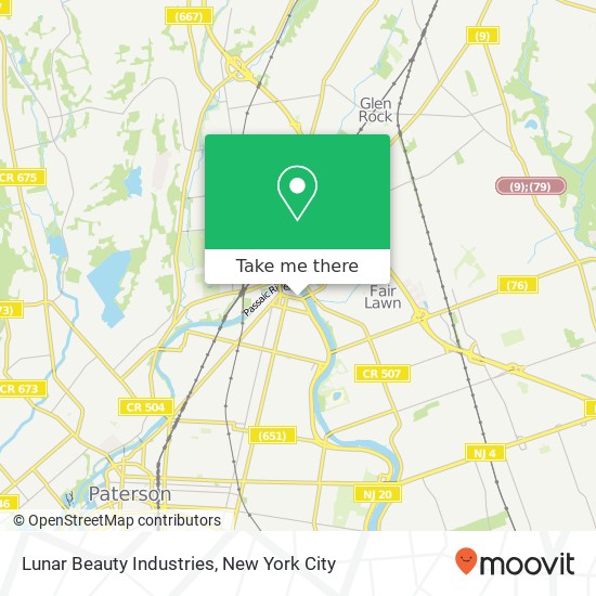 Mapa de Lunar Beauty Industries