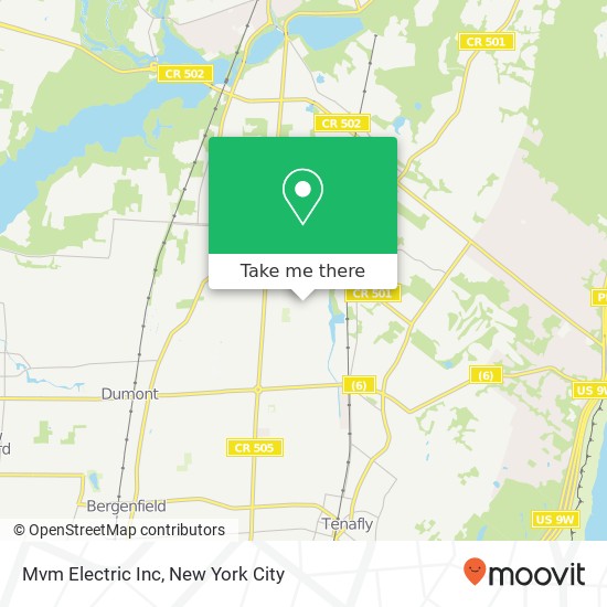 Mvm Electric Inc map