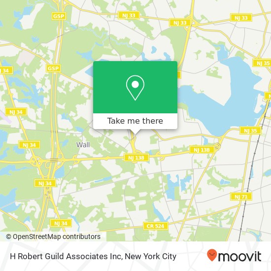 H Robert Guild Associates Inc map