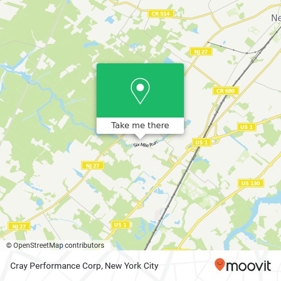 Cray Performance Corp map