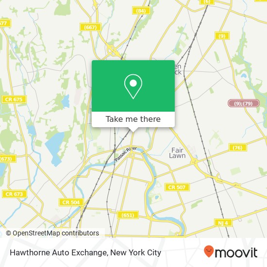Hawthorne Auto Exchange map