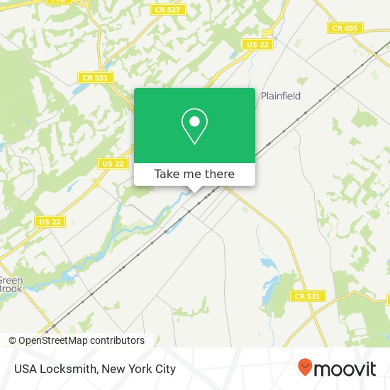 Mapa de USA Locksmith