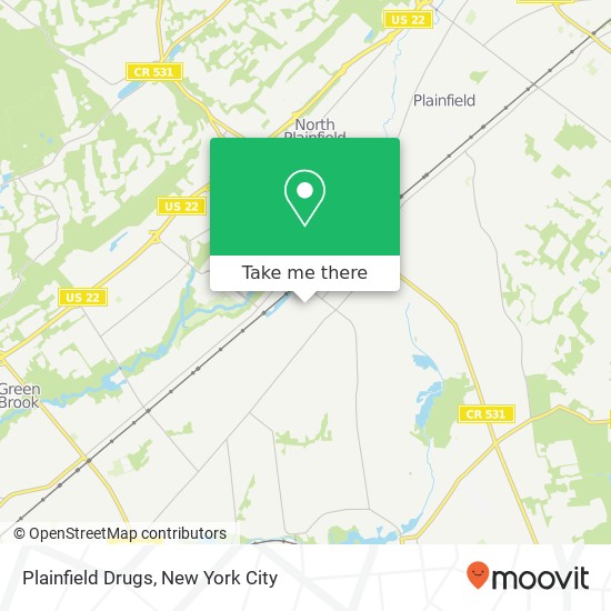 Mapa de Plainfield Drugs