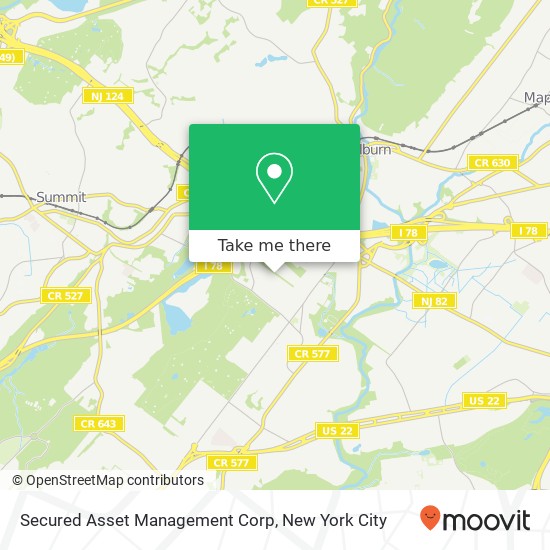 Mapa de Secured Asset Management Corp