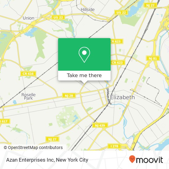 Azan Enterprises Inc map