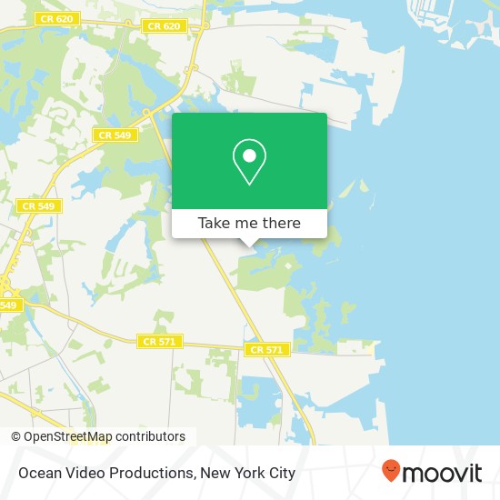Ocean Video Productions map