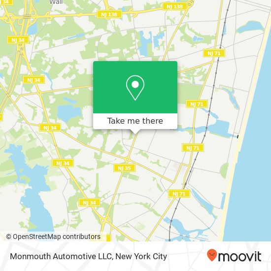 Monmouth Automotive LLC map