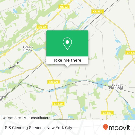S B Cleaning Services map