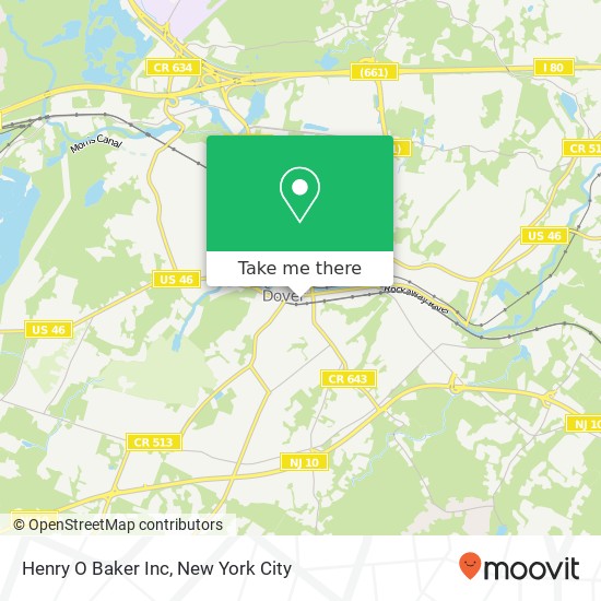 Mapa de Henry O Baker Inc