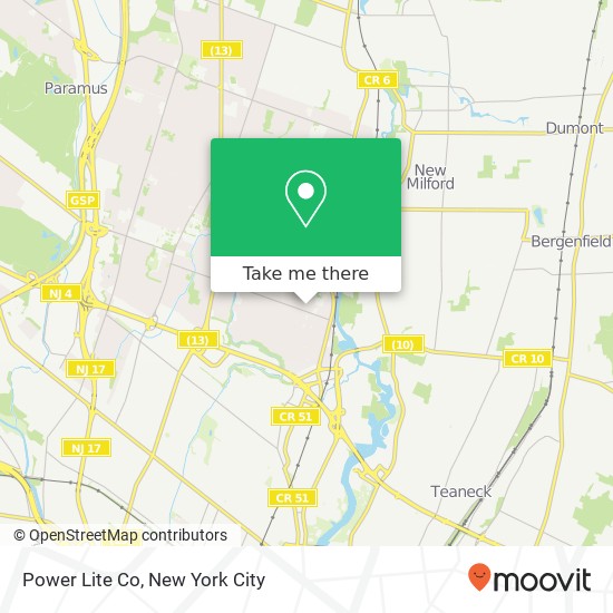 Power Lite Co map