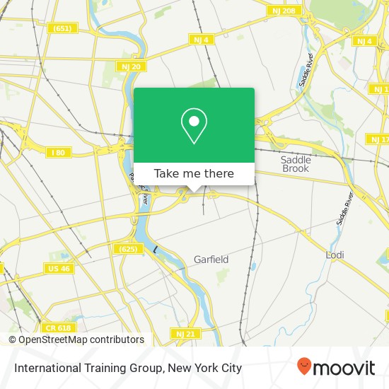 International Training Group map