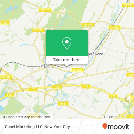 Mapa de Casel Marketing LLC