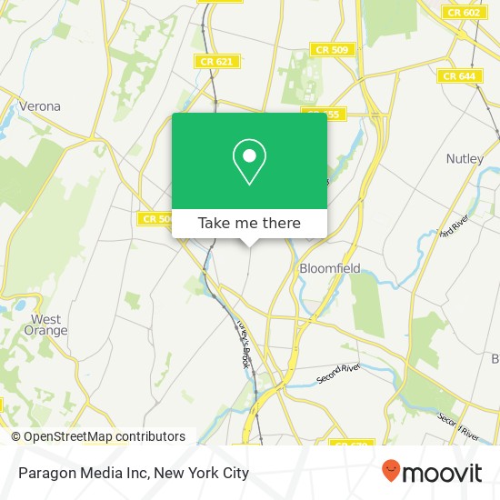 Paragon Media Inc map