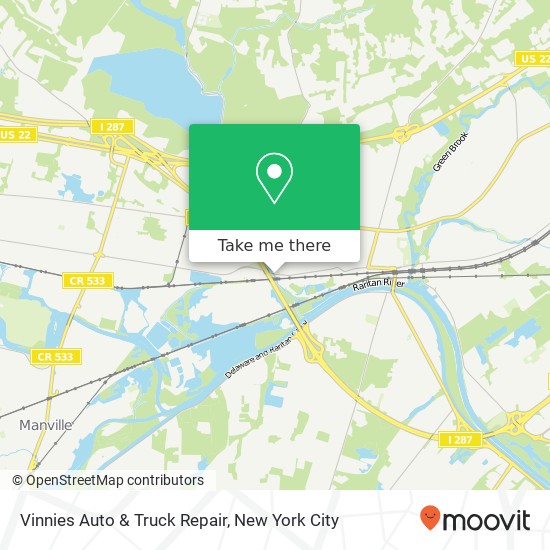 Vinnies Auto & Truck Repair map