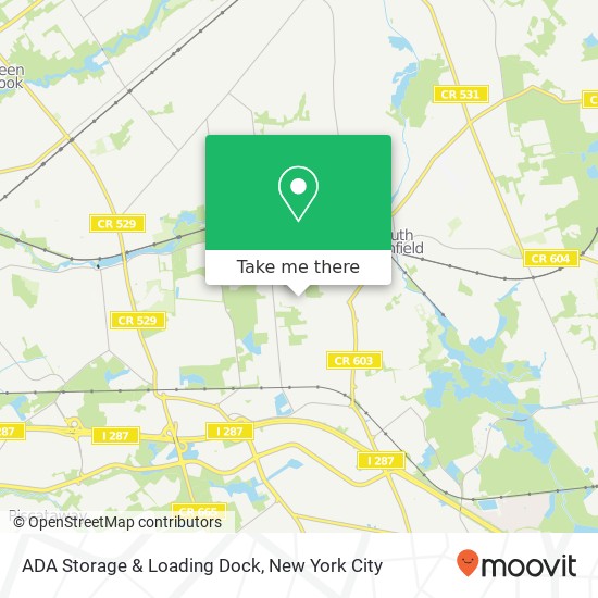 ADA Storage & Loading Dock map
