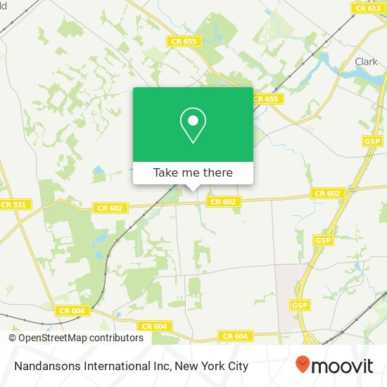 Nandansons International Inc map