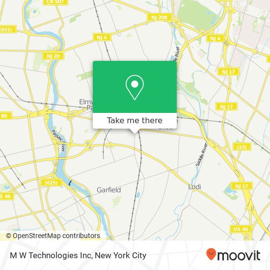 M W Technologies Inc map