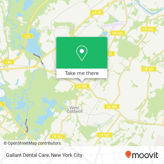 Gallant Dental Care map