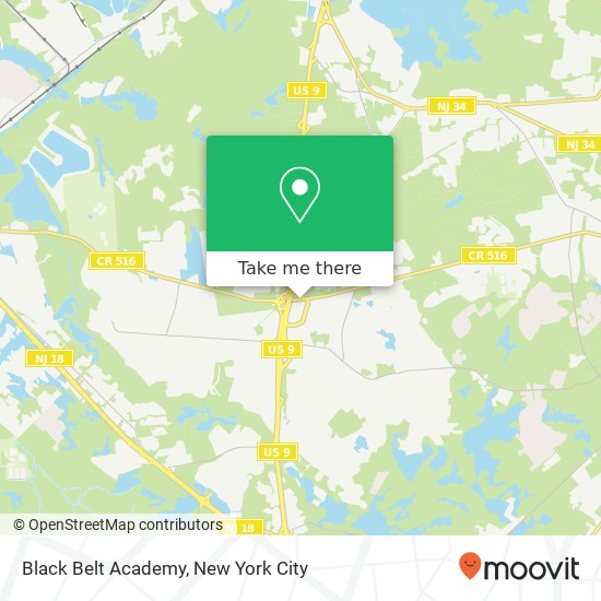 Mapa de Black Belt Academy