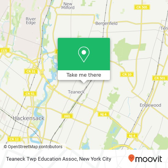 Mapa de Teaneck Twp Education Assoc