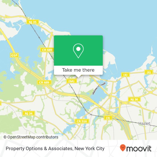Property Options & Associates map