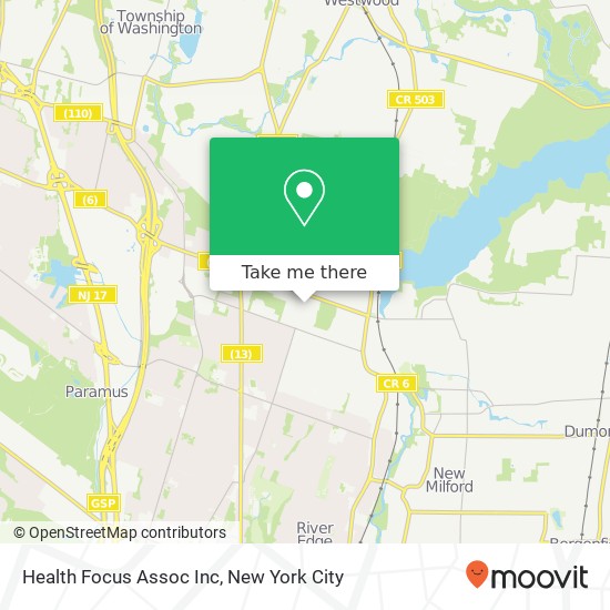 Mapa de Health Focus Assoc Inc