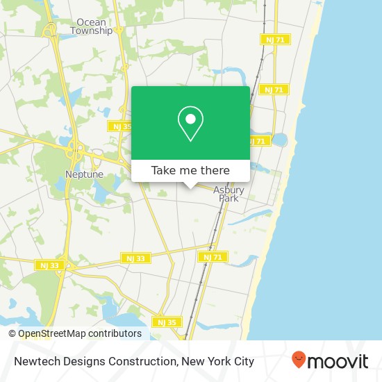 Newtech Designs Construction map