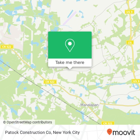 Patock Construction Co map