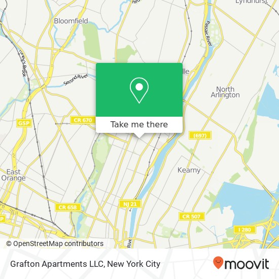 Mapa de Grafton Apartments LLC