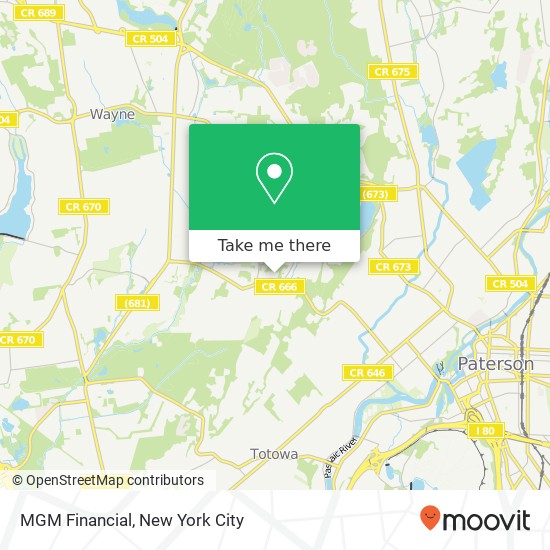 MGM Financial map