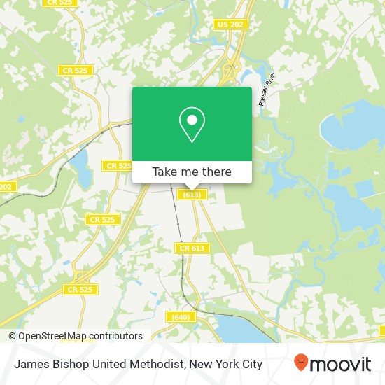 James Bishop United Methodist map