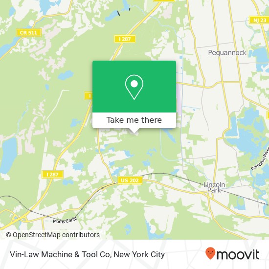 Mapa de Vin-Law Machine & Tool Co