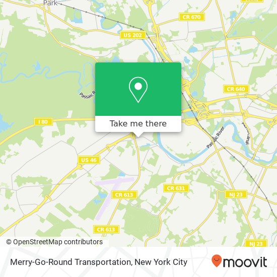 Merry-Go-Round Transportation map