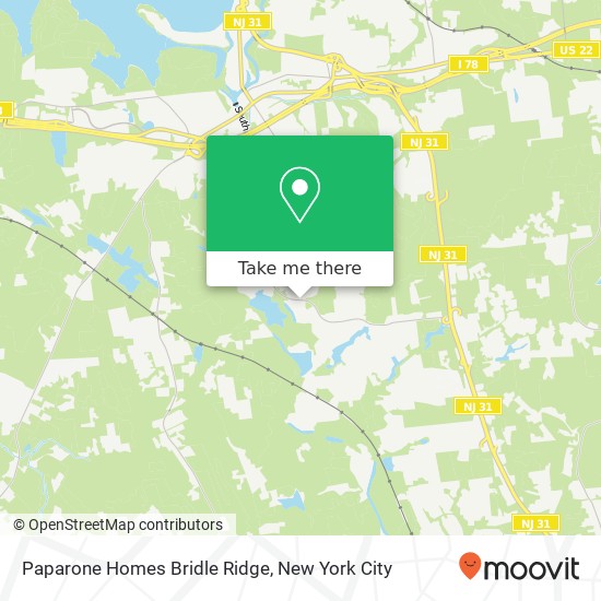 Paparone Homes Bridle Ridge map