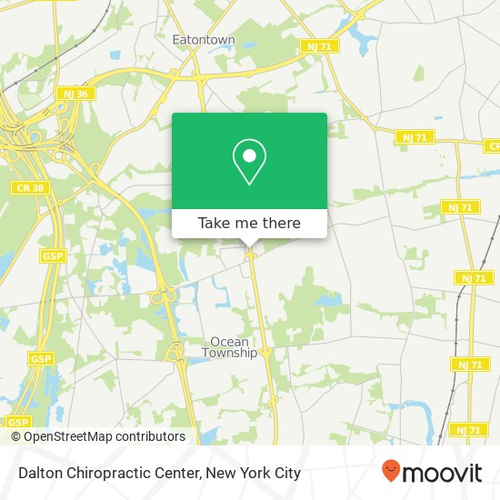 Mapa de Dalton Chiropractic Center