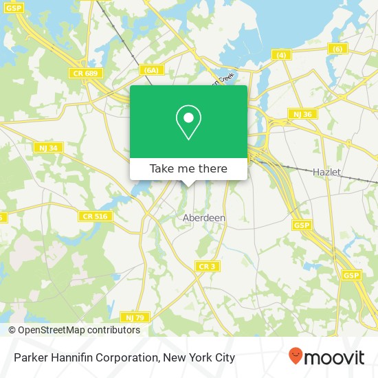 Parker Hannifin Corporation map