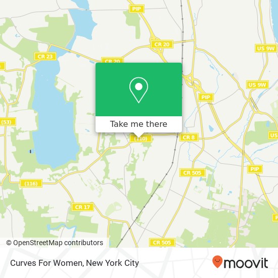 Curves For Women map