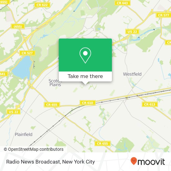 Radio News Broadcast map