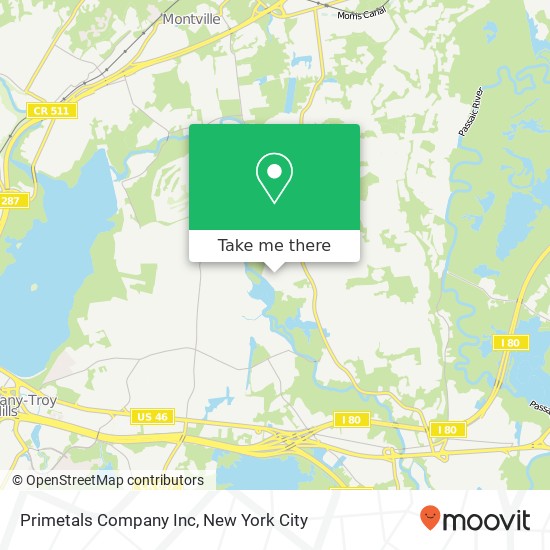 Mapa de Primetals Company Inc