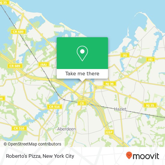 Roberto's Pizza map