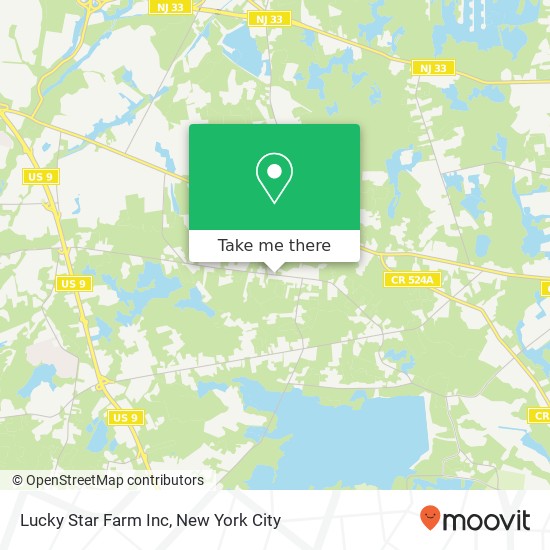Lucky Star Farm Inc map