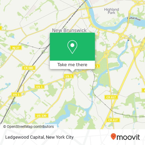 Mapa de Ledgewood Capital
