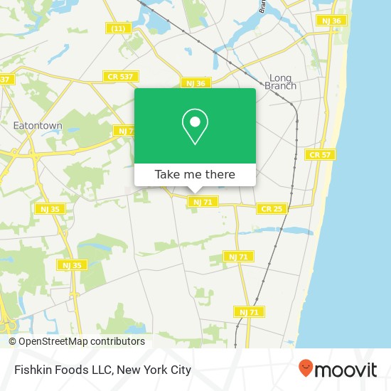 Mapa de Fishkin Foods LLC