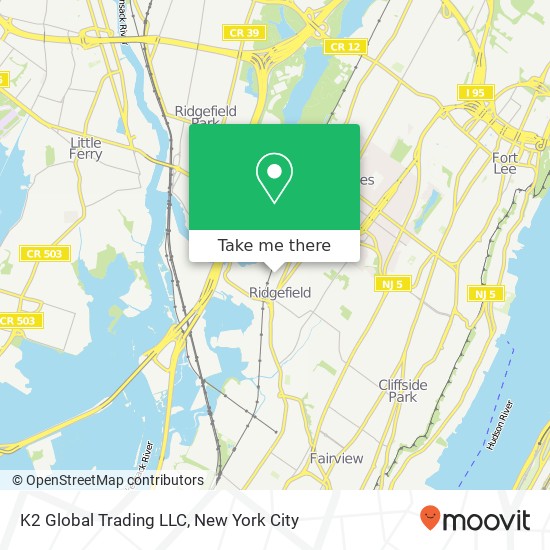 Mapa de K2 Global Trading LLC