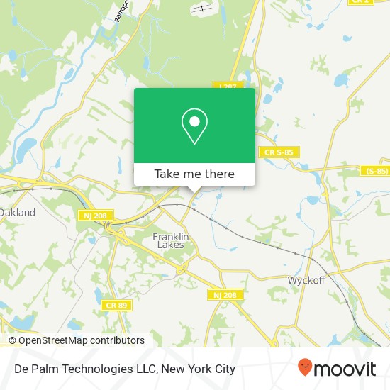 Mapa de De Palm Technologies LLC