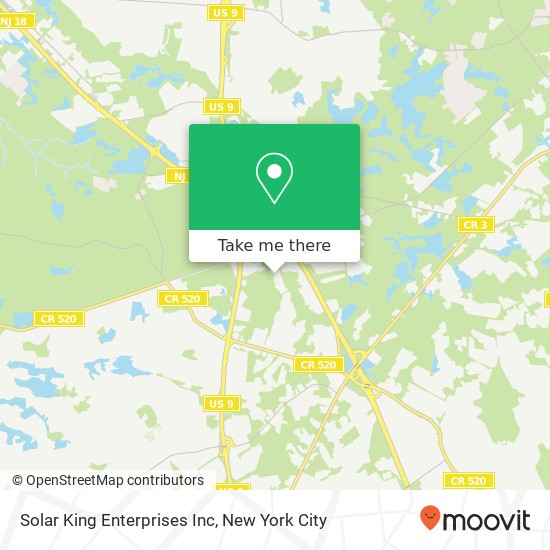 Solar King Enterprises Inc map