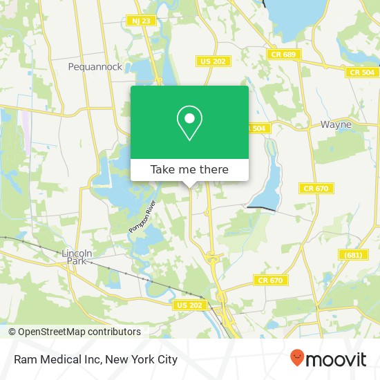 Ram Medical Inc map
