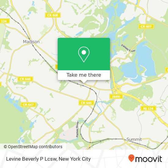 Levine Beverly P Lcsw map